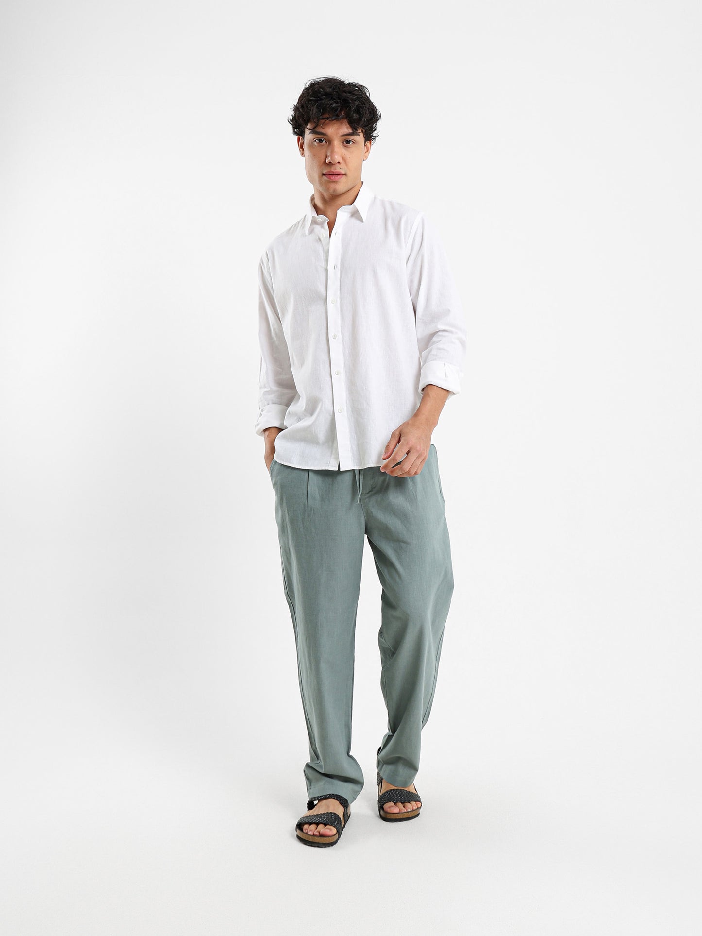 Linen Relaxed Fit Pants