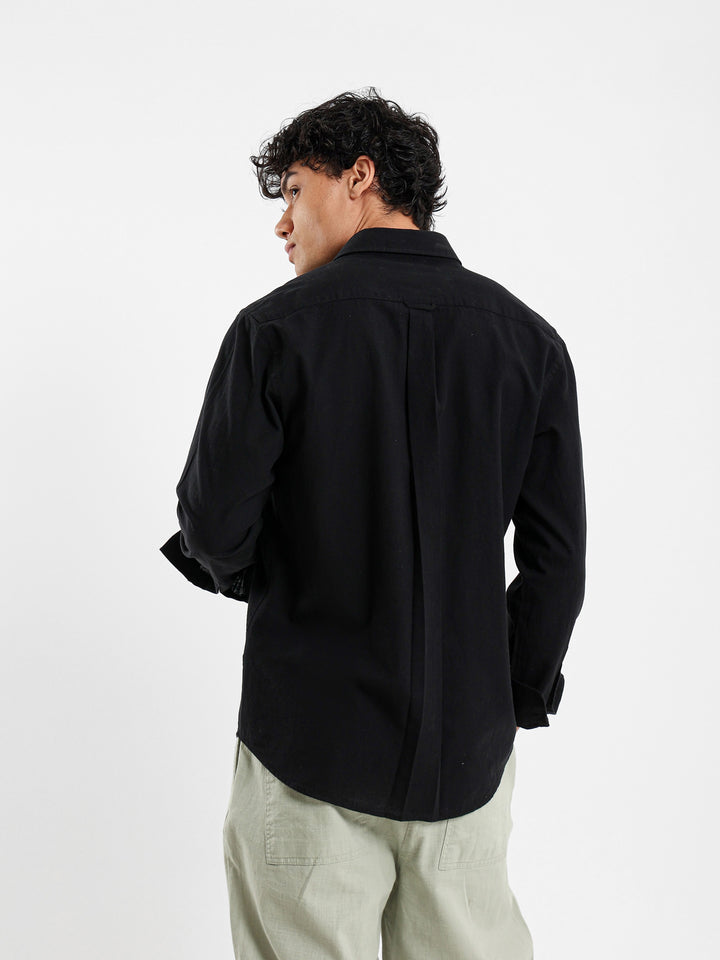 Basic Linen Long Sleeve Shirt