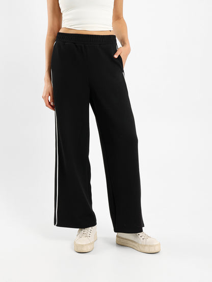Side Panels Wide Leg Sweatpants