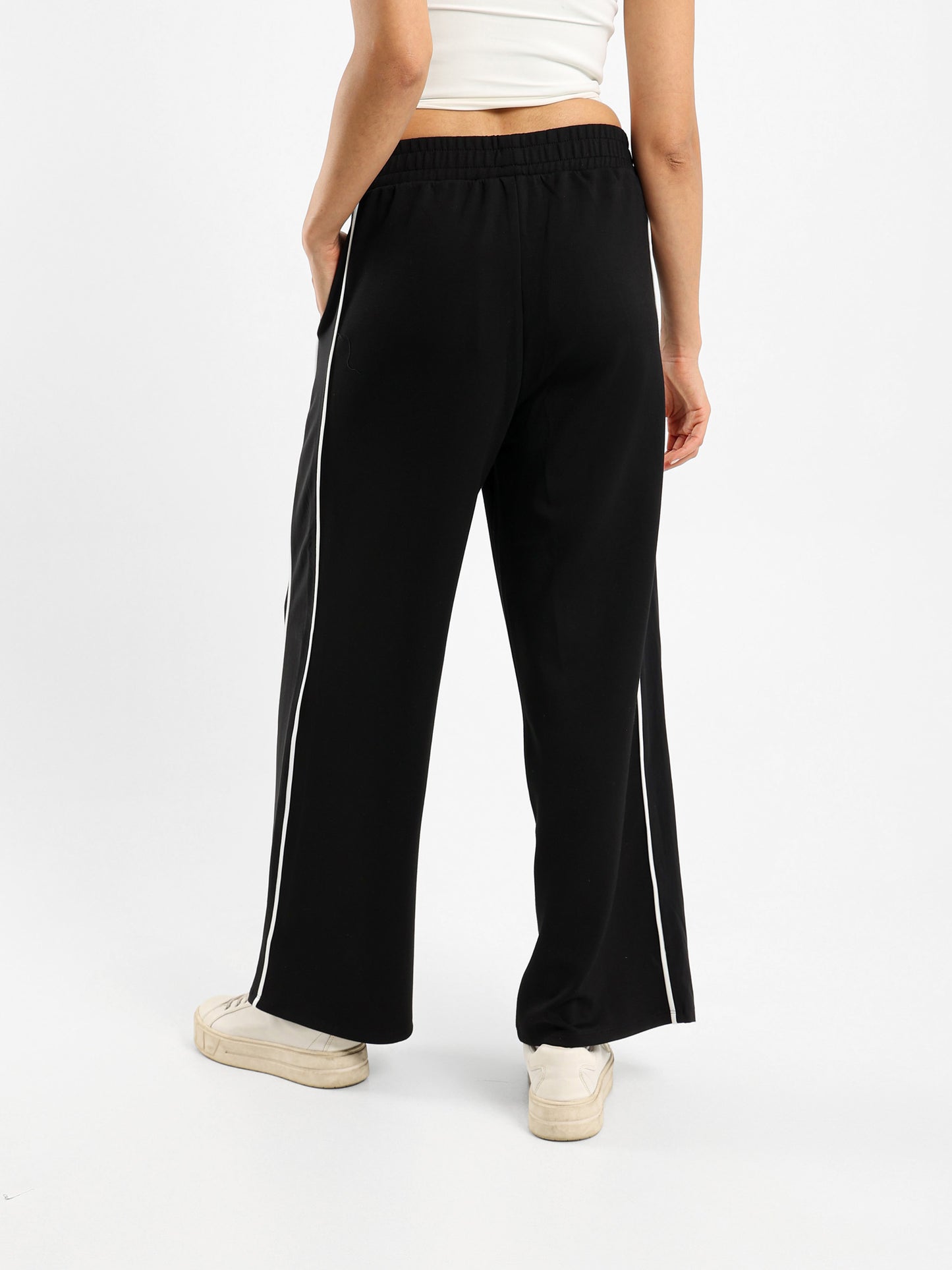 Side Panels Wide Leg Sweatpants