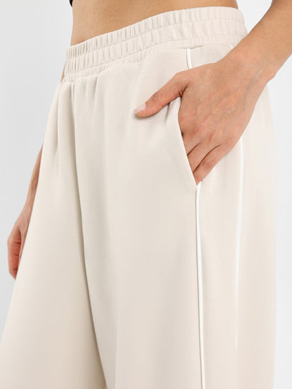 Side Panels Wide Leg Sweatpants