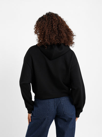 Cropped Zip Hoodie