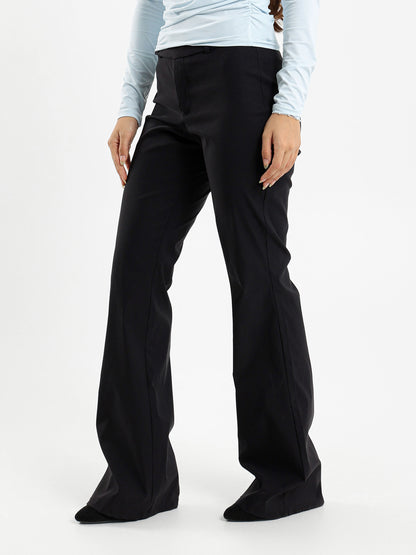 Fitted Low Waist Smart Pants