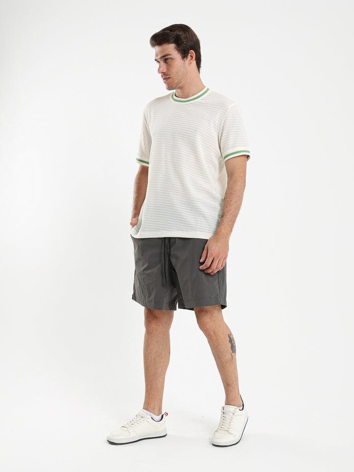 Woven Shorts with Elastic Waistband