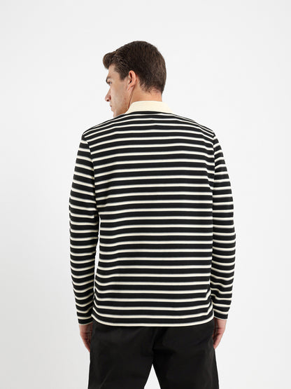 Relaxed Striped Polo Shirt