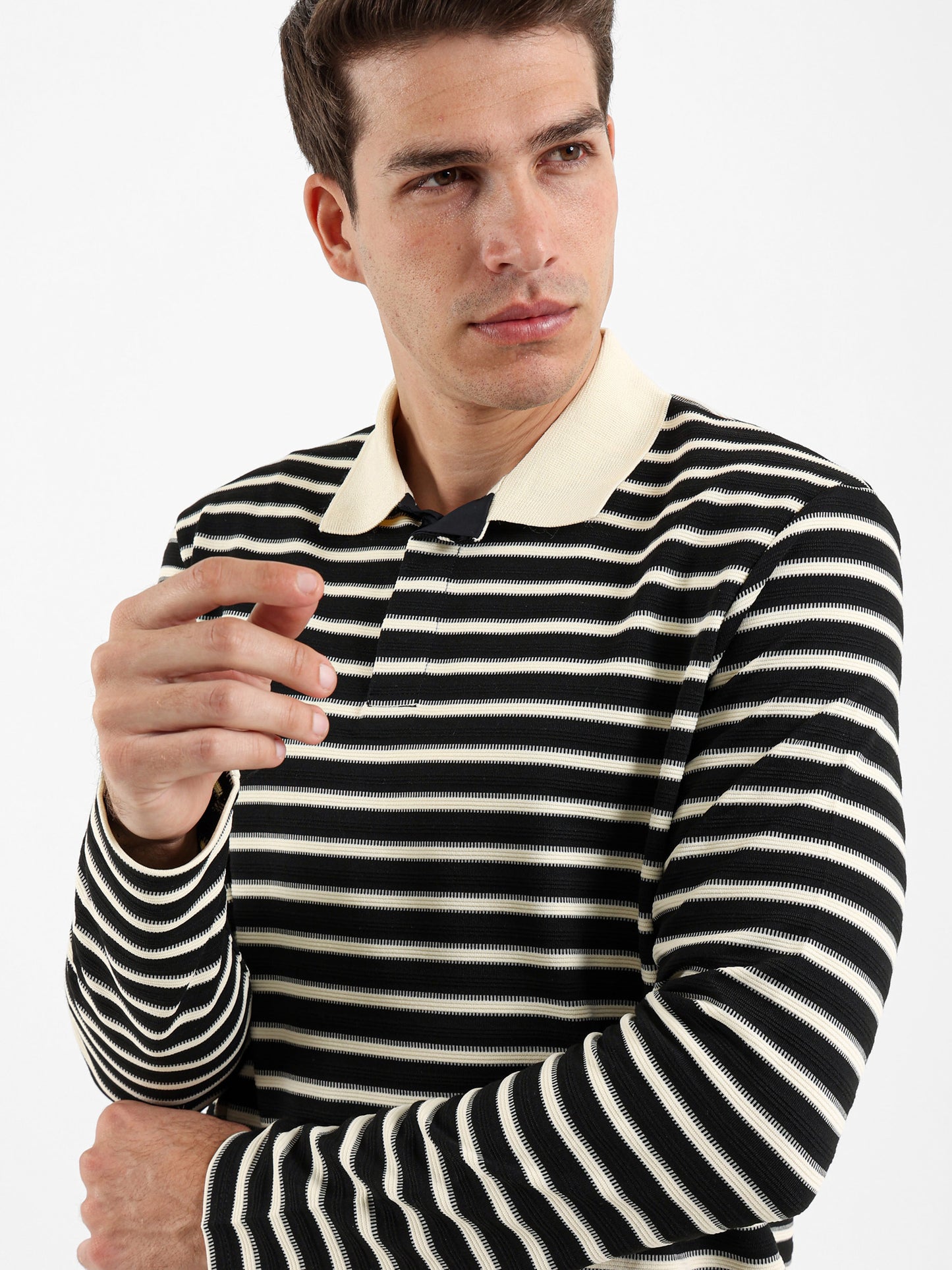 Relaxed Striped Polo Shirt