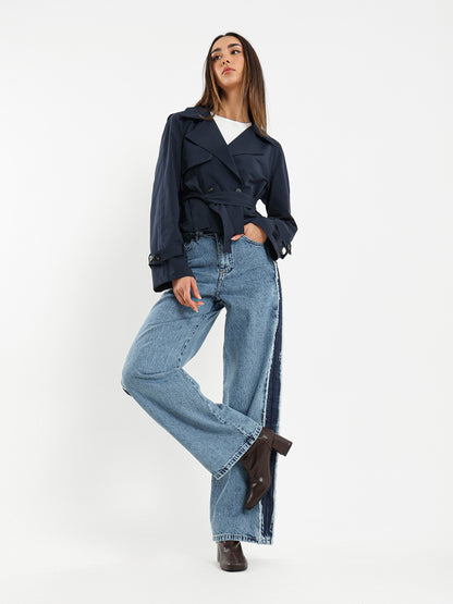 Belted Trench Style Jacket