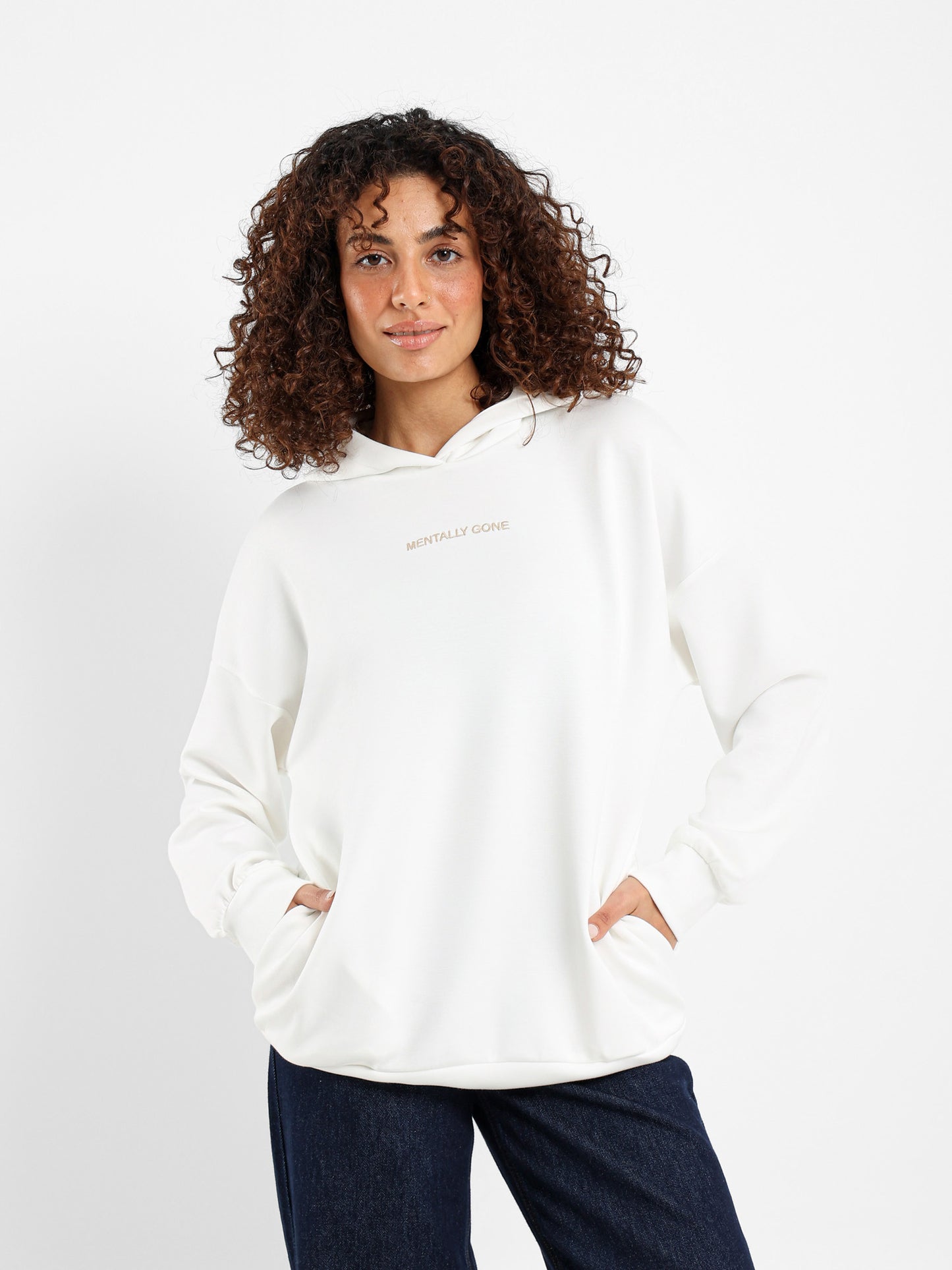 Embroidered Oversized Sweatshirt