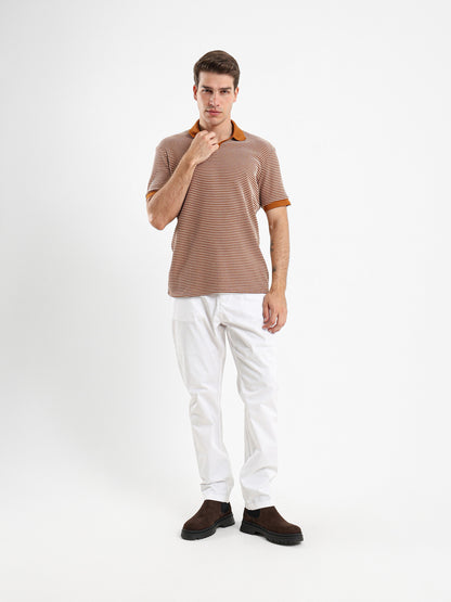 Knitted Relaxed Fit Polo Shirt