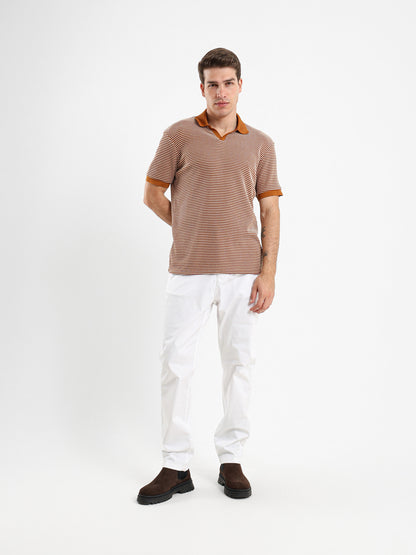 Knitted Relaxed Fit Polo Shirt