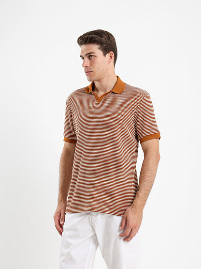 Knitted Relaxed Fit Polo Shirt