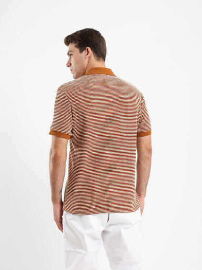 Knitted Relaxed Fit Polo Shirt