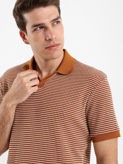 Knitted Relaxed Fit Polo Shirt