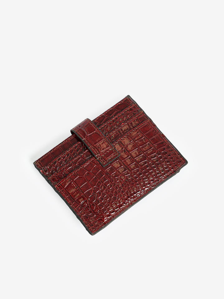 Crocodile Pattern Card Holder