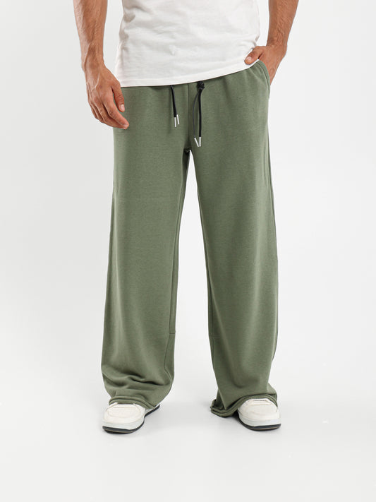 Unfinished Hems Pants