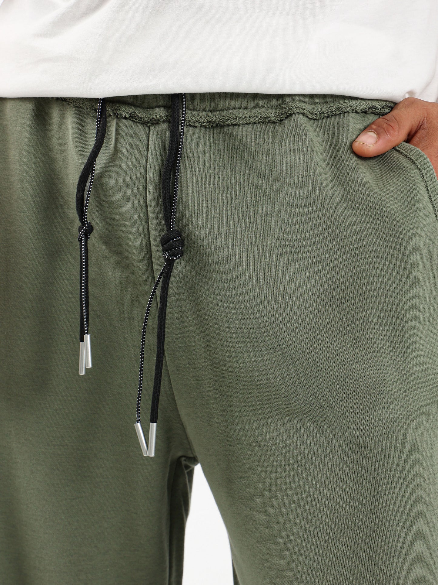 Unfinished Hems Pants