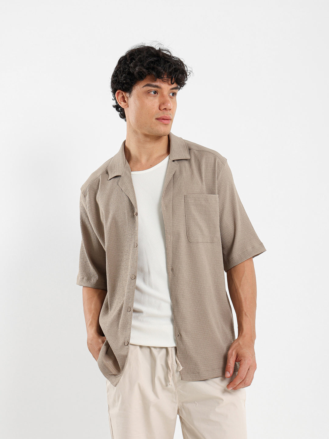 Wrinkled Camp Shirt