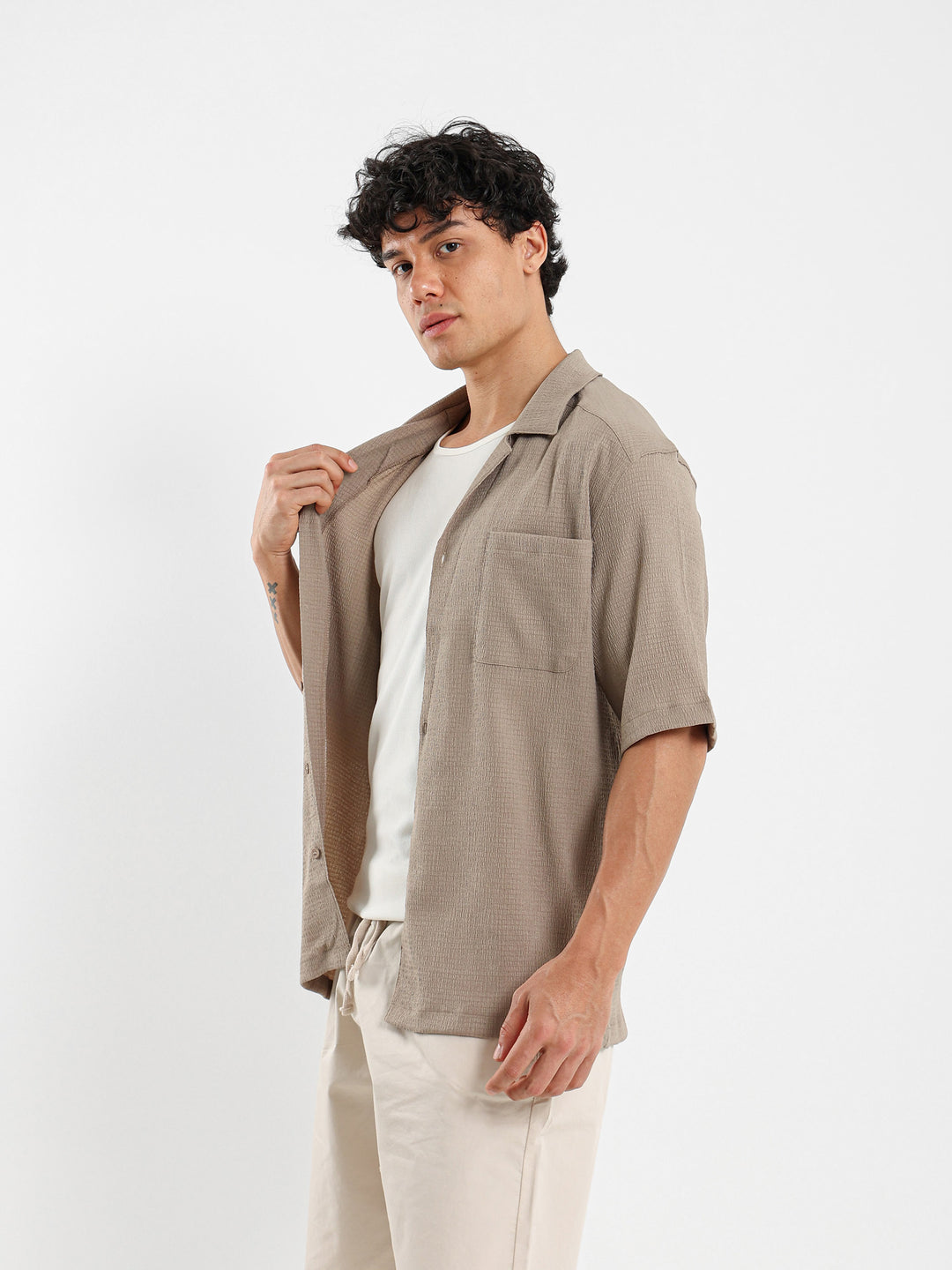 Wrinkled Camp Shirt