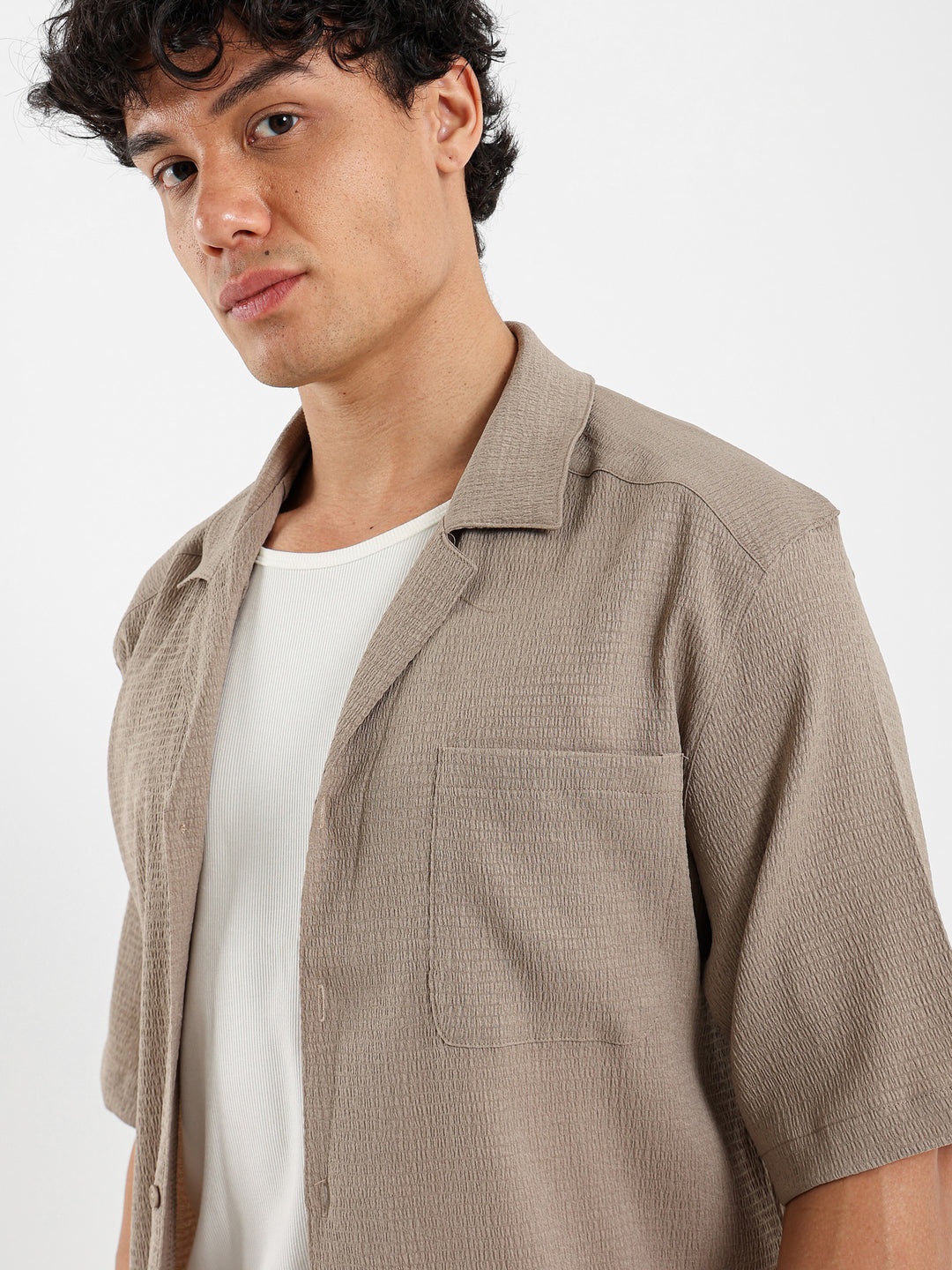 Wrinkled Camp Shirt