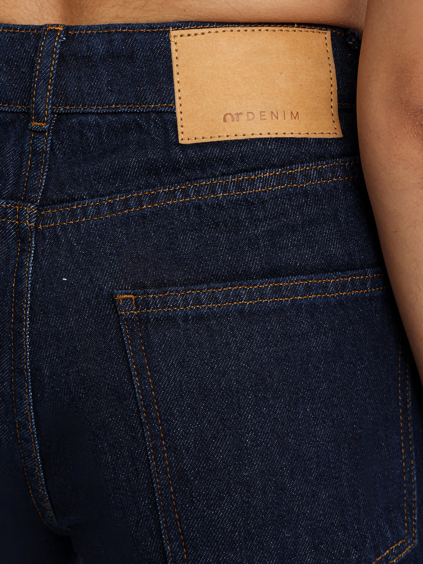 Low-Waist Straight Leg Jeans