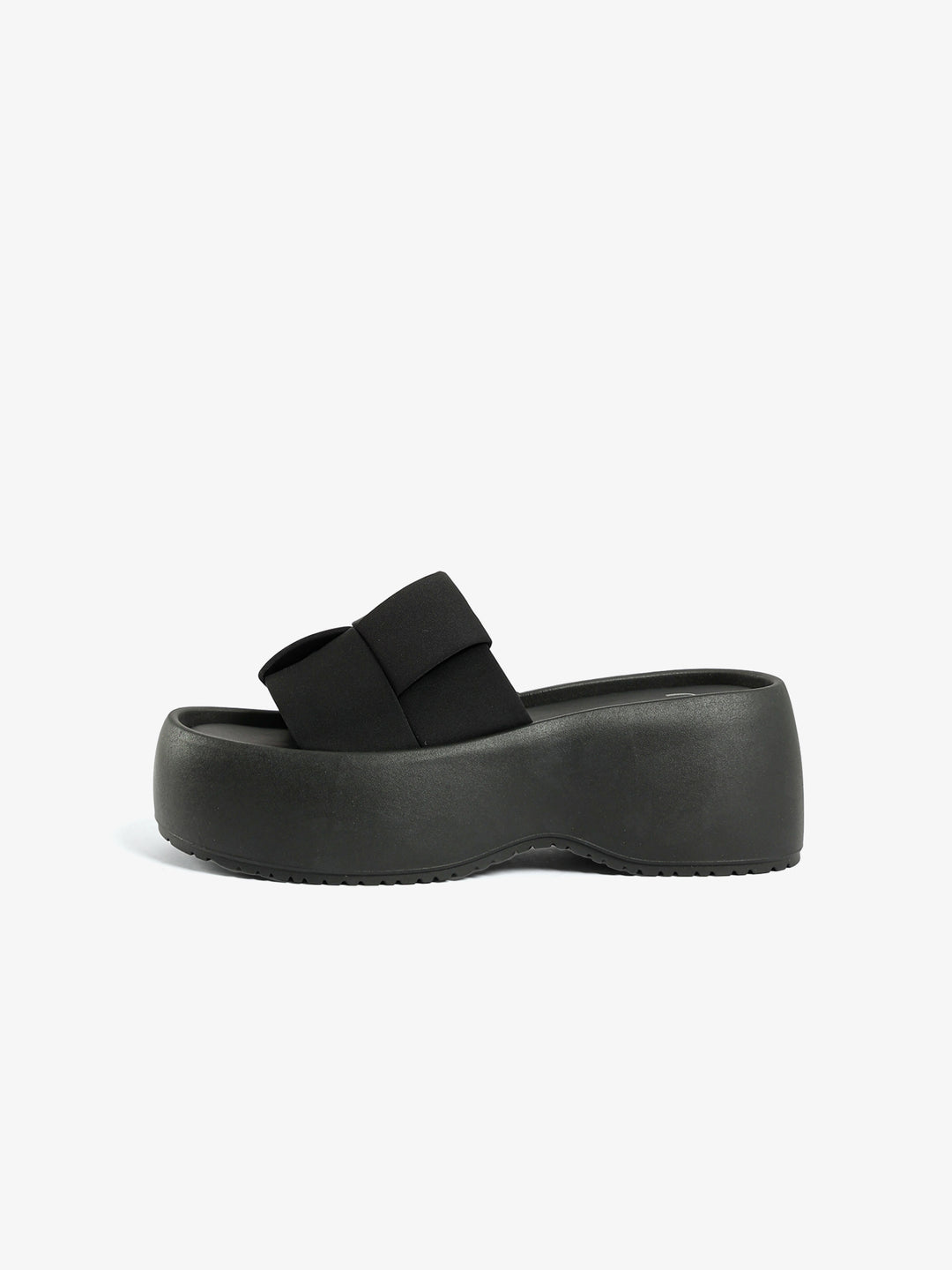 Woven Fabric Platform Slide