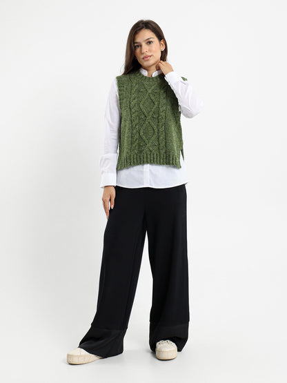 Cable Knit Vest