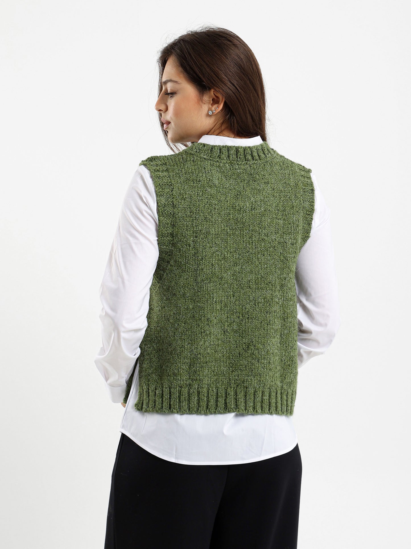 Cable Knit Vest