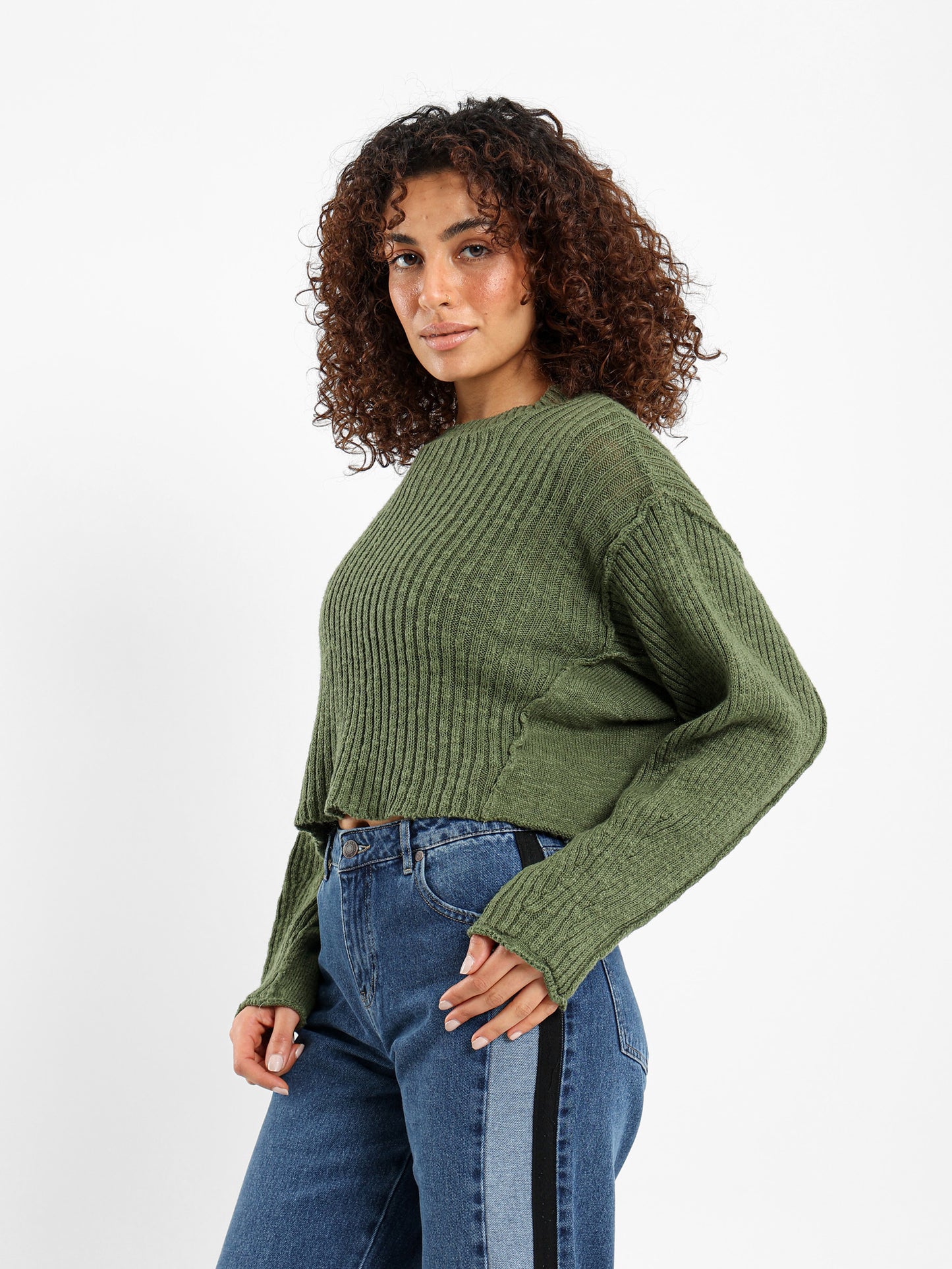 Loose Crew Neck Pullover
