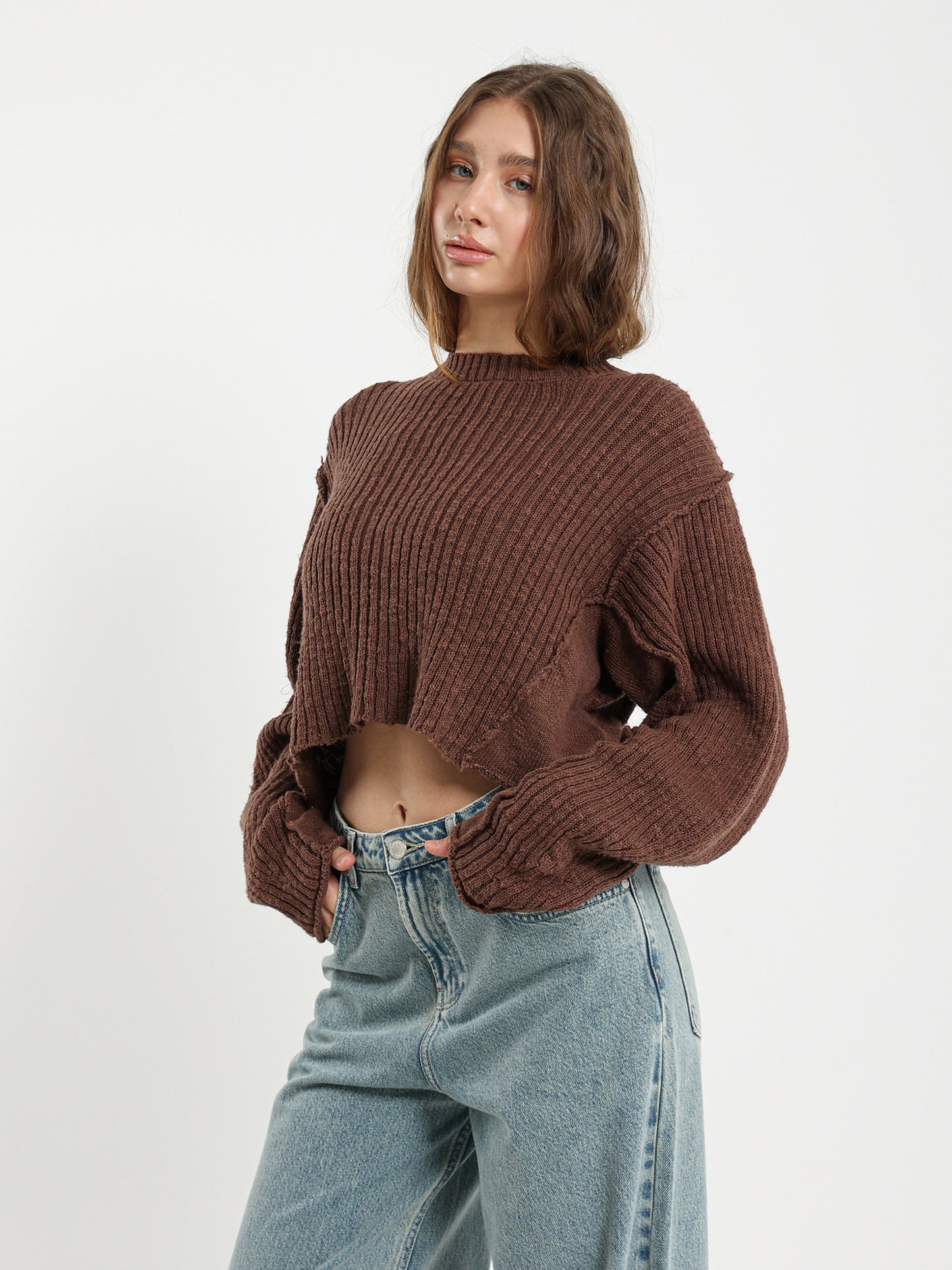 Loose Crew Neck Pullover