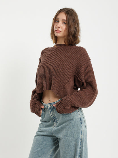 Loose Crew Neck Pullover