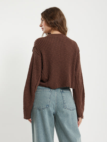 Loose Crew Neck Pullover