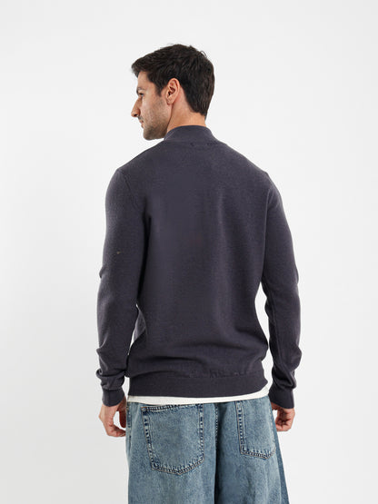 Mock Neck Half-Zip Pullover