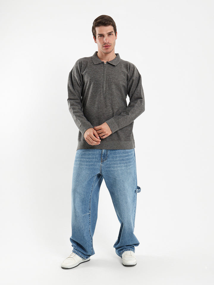 سويت شيرت بنصف سحاب