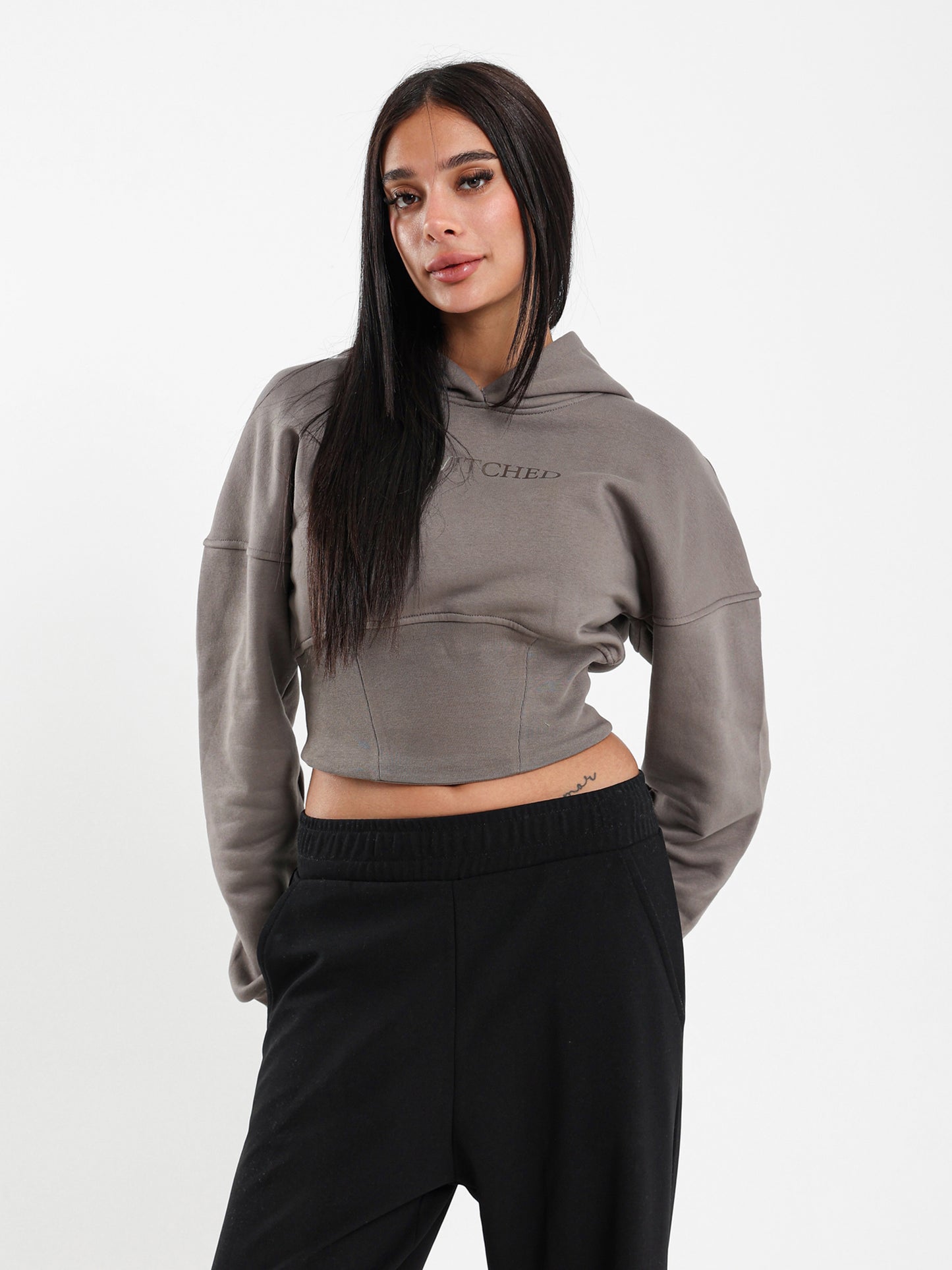 Be Witched Print Corset Hoodie