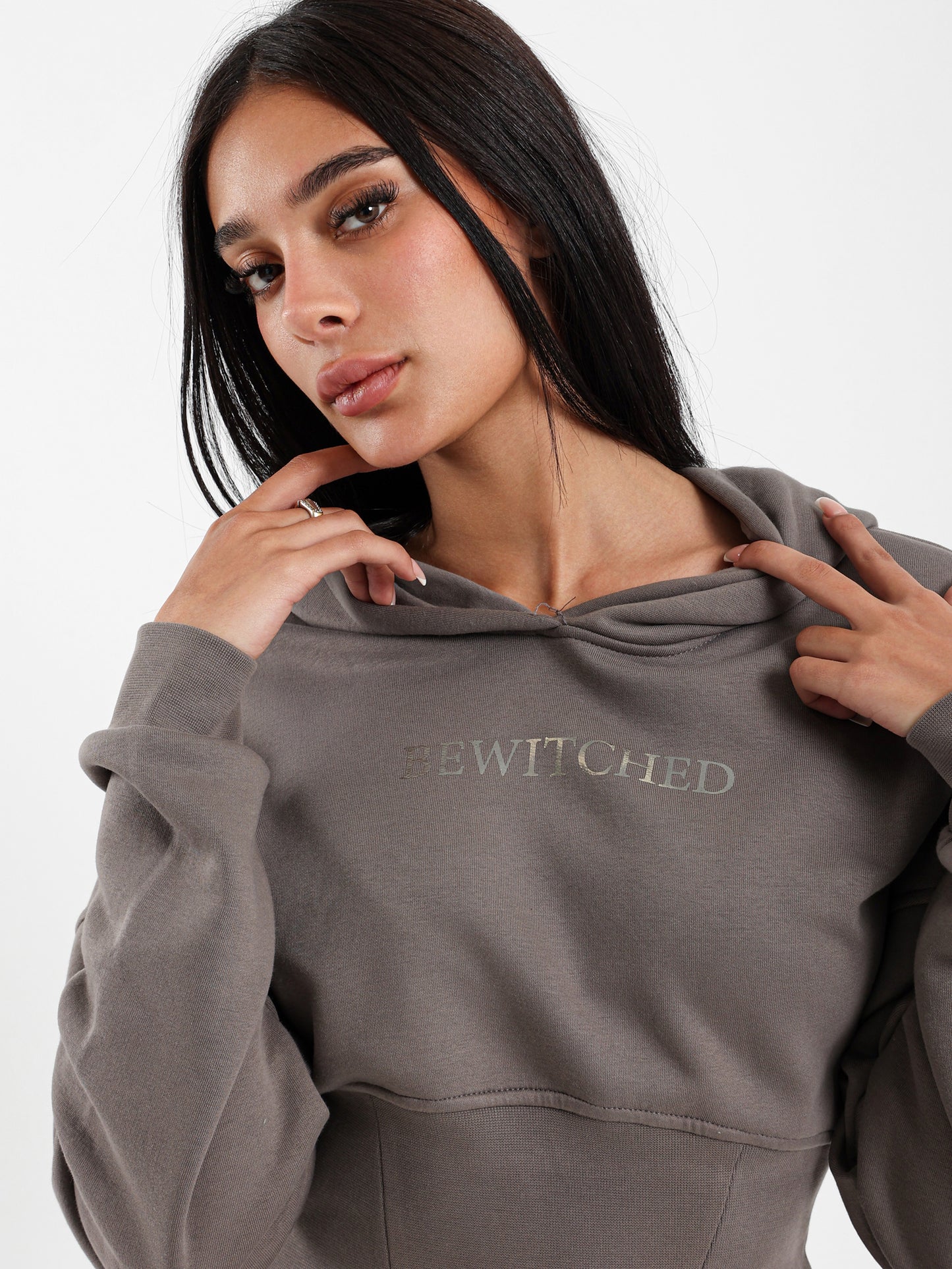 Be Witched Print Corset Hoodie