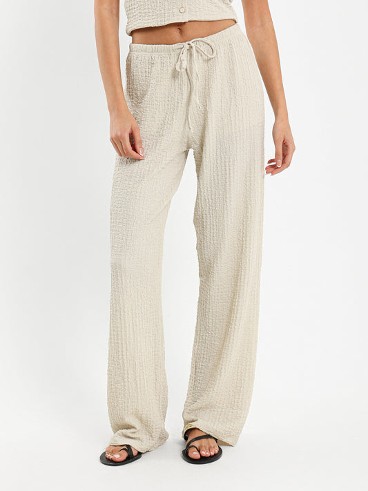 Wrinkled Texture Pants