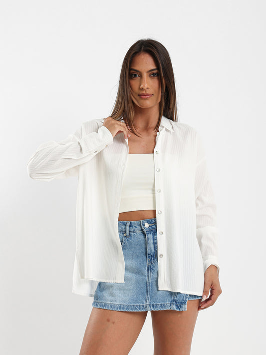 Textured Loose Shirt