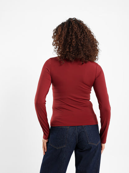 Fitted Basic Long Sleeve Top