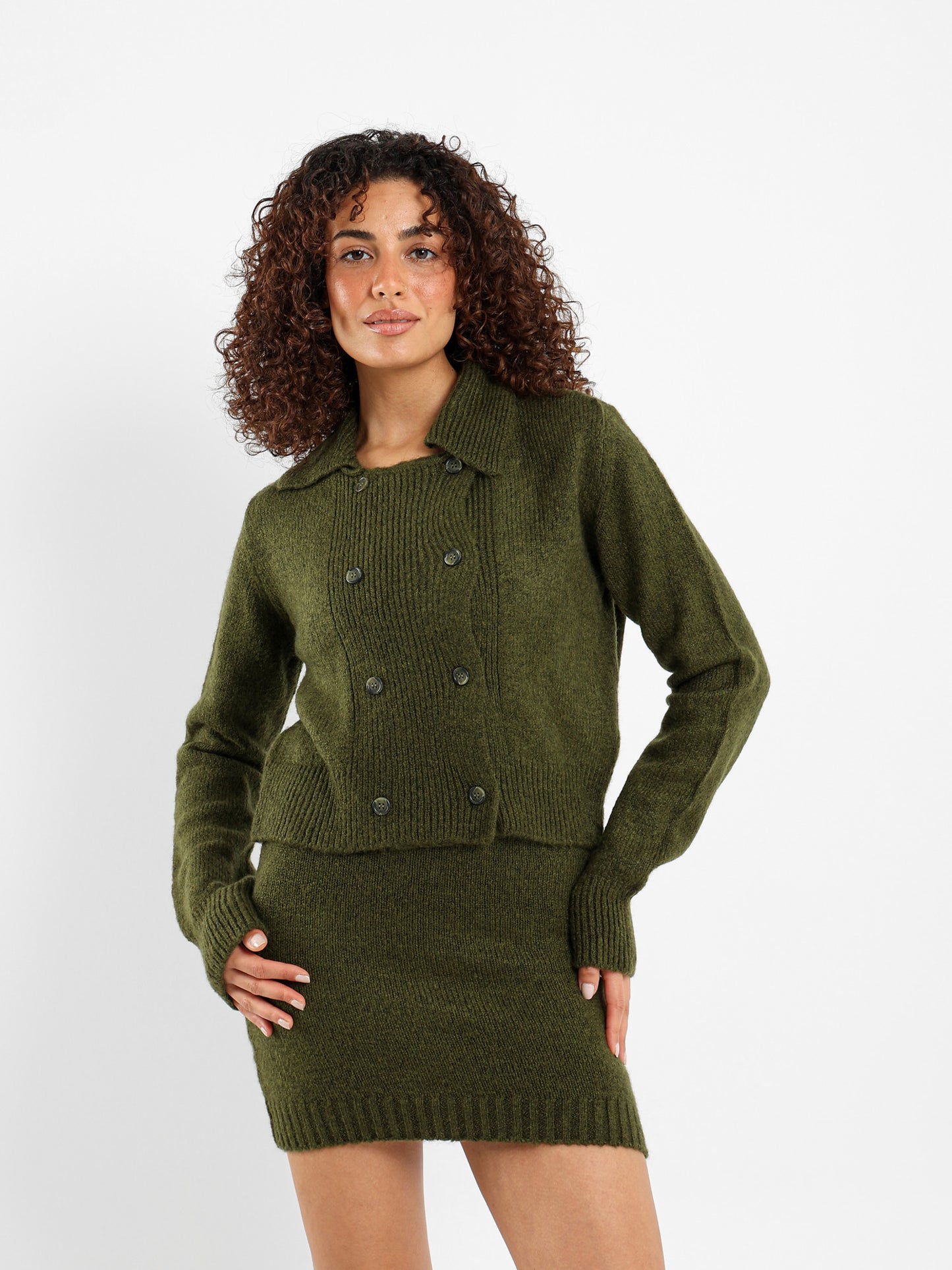 Double Buttoned Cardigan