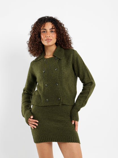 Double Buttoned Cardigan