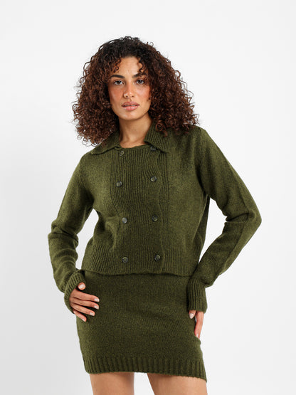 Double Buttoned Cardigan