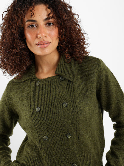 Double Buttoned Cardigan