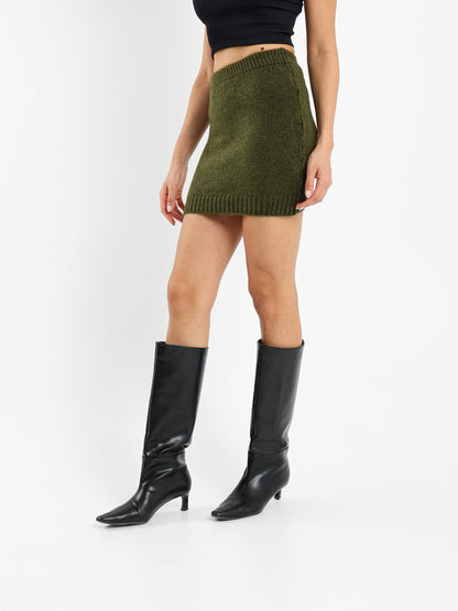 Mini Knitted Skirt