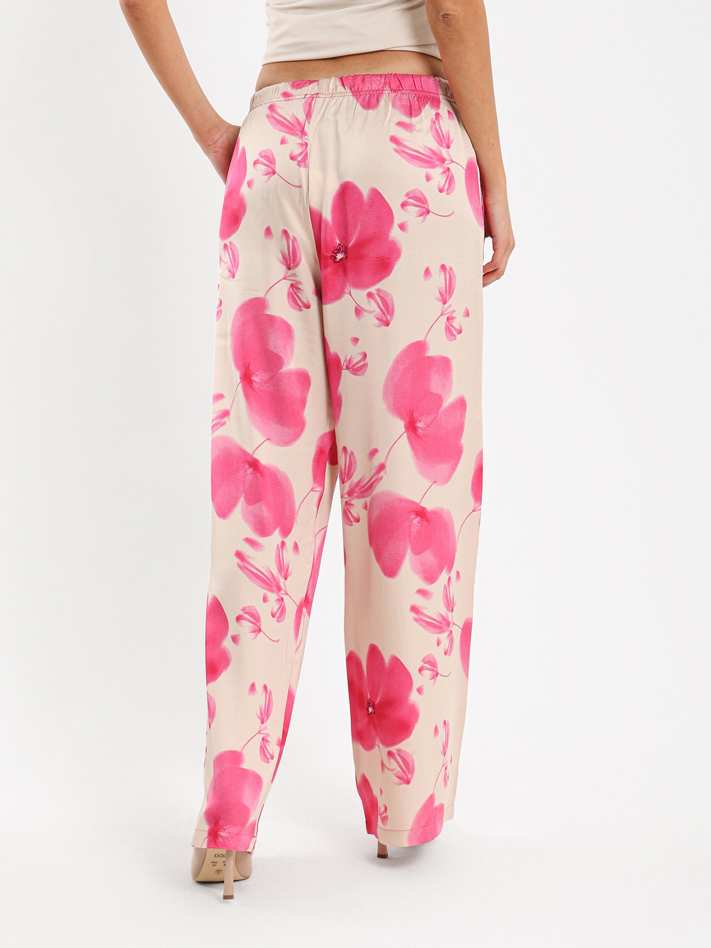All Over Print Wide Leg Pants