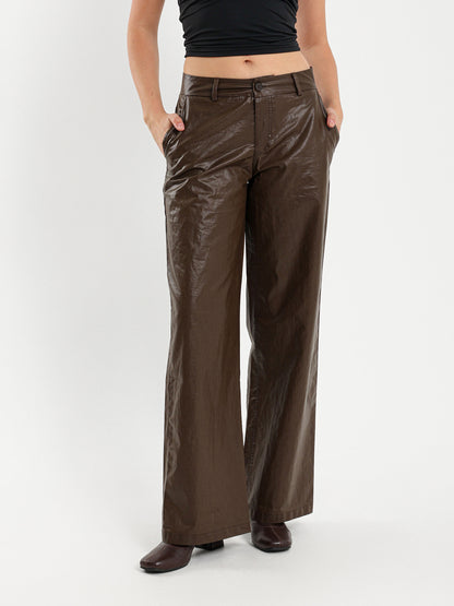 Loose Pants with Large Back Pockets
