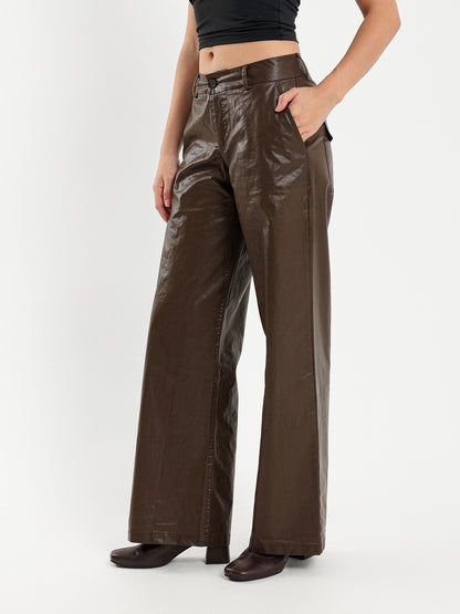 Loose Pants with Large Back Pockets