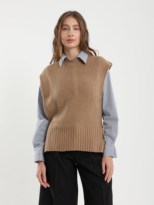 Vest with Gold Buttons