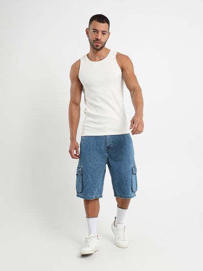 Basic Fitted Rib Tank Top