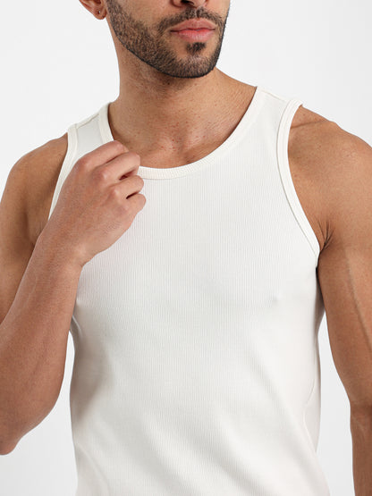 Basic Fitted Rib Tank Top