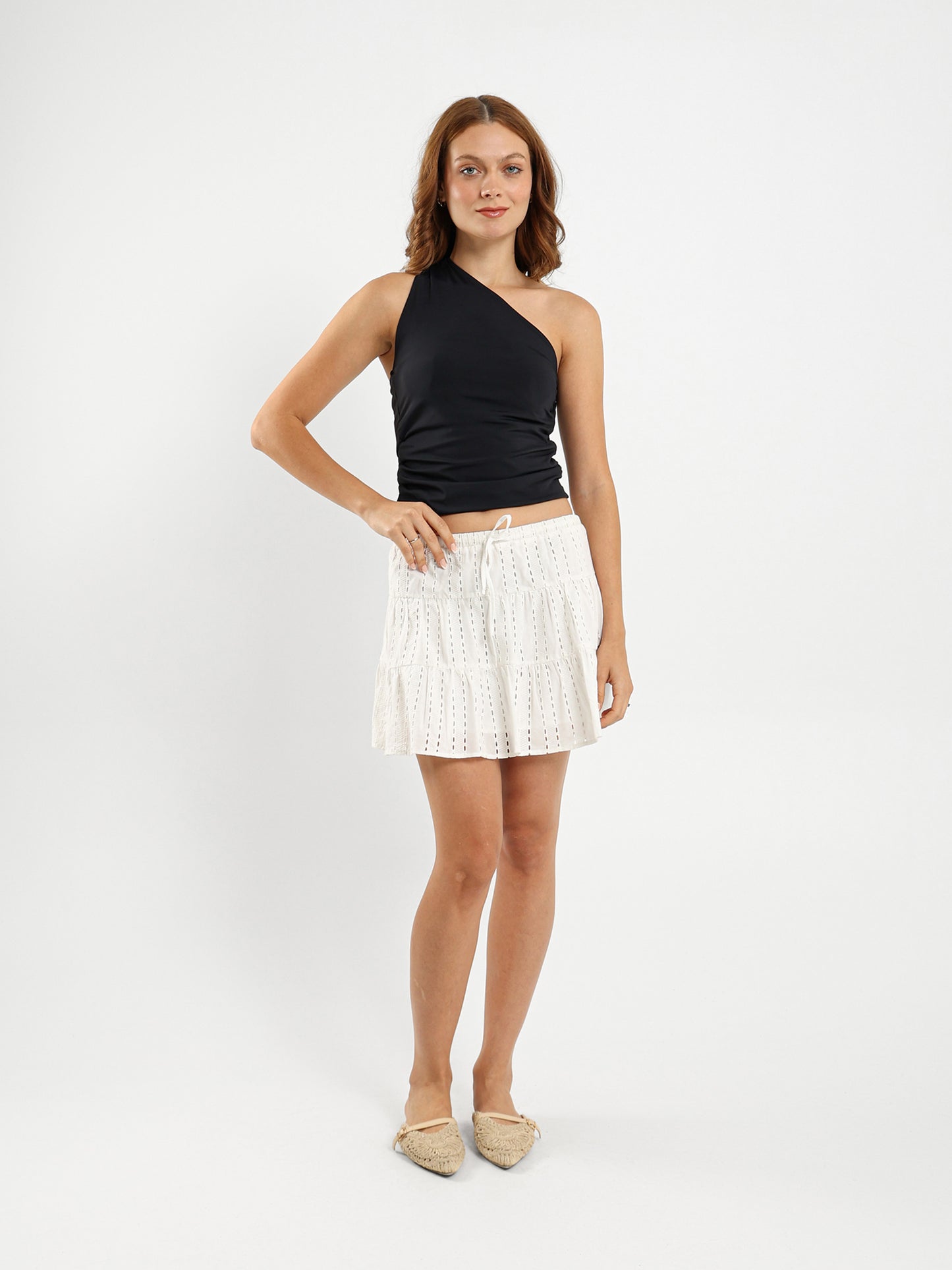 Mini Tiered Sangallo Skirt